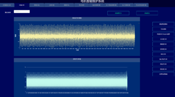 监测数据波形界面图